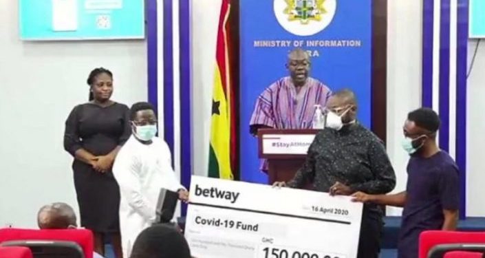 Betway Ghana supports fight against COVID-19 with 150,000 Ghana Cedis