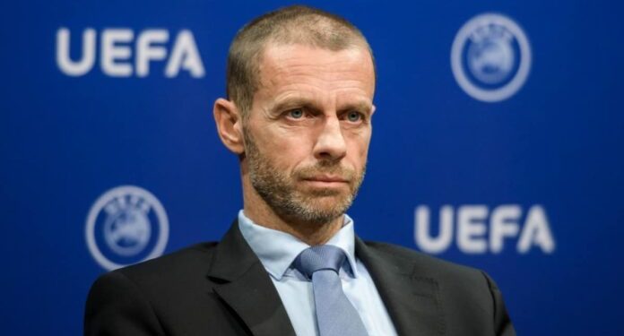 UEFA president Ceferin says leagues ready to play behind closed doors