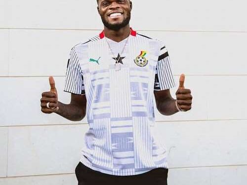 PICRURES: Arsenal target Thomas Partey models in new Puma jersey