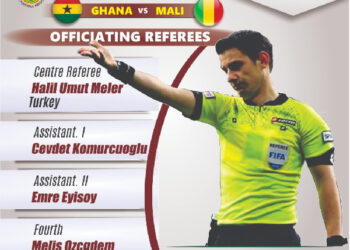 Top Turkish referee Halil Umut Meler to officiate Ghana’s International friendly against Mali