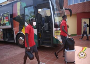 PHOTOS: Black Stars depart Accra for Sudan AFCON qualifier