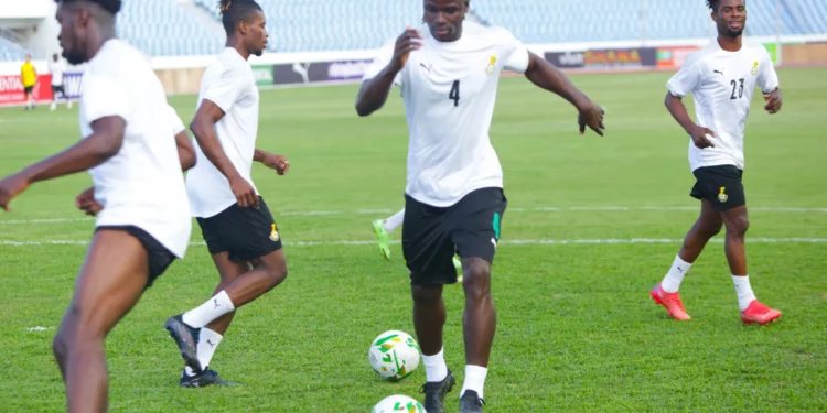 PICTURES: Black Stars hold final training in Cape Coast ahead of Sudan tie on Thursday