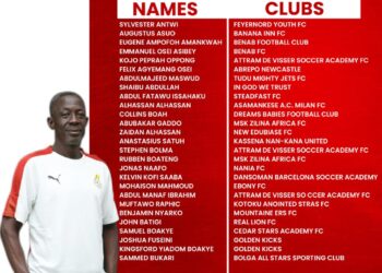 WAFU U17 Cup of Nations: Ghana coach Ben Fokuo names strong starting XI against Cote d’Ivoire