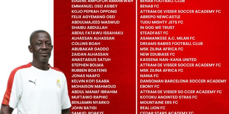 WAFU U17 Cup of Nations: Ghana coach Ben Fokuo names strong starting XI against Cote d’Ivoire