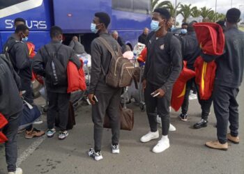 Black Starlets arrive in Casablanca for Morocco friendlies