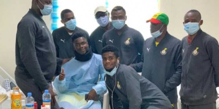 Ghana FA provides latest update on Black Satellites midfielder Sampson Agyepong who went unconscious in Morocco game