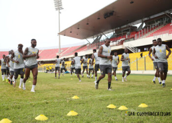 2021 AfconQ: Black Stars hold final training ahead of South Africa trip today [+photos]