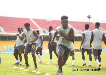 PICTURES: Black Stars complete training in Johannesburg ahead of Afcon qualifier with South Africa