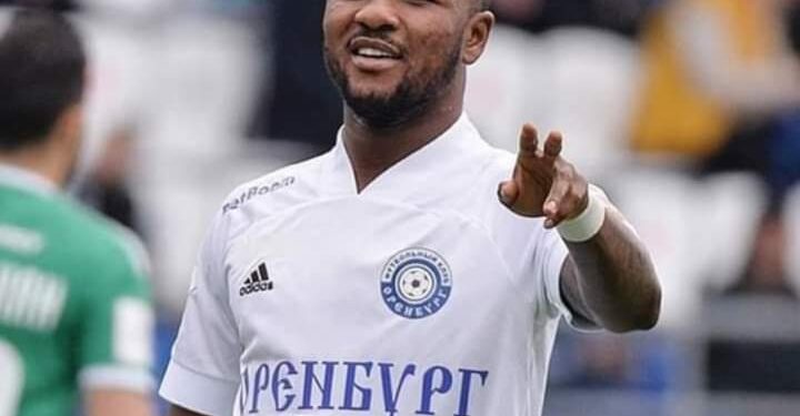 FC Orenburg striker Joel Fameyeh makes Black Stars debut in Morocco defeat