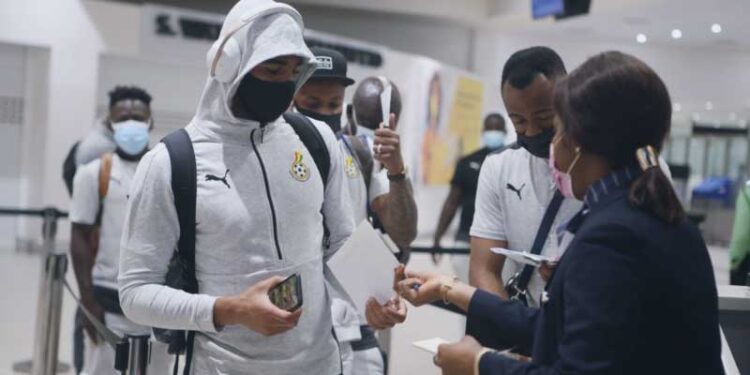 Photos: Black Stars arrive in Rabat for Morocco friendly