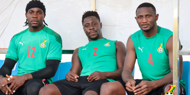 Ajax star Kudus & USM Alger striker Opoku train with Black Stars teammates