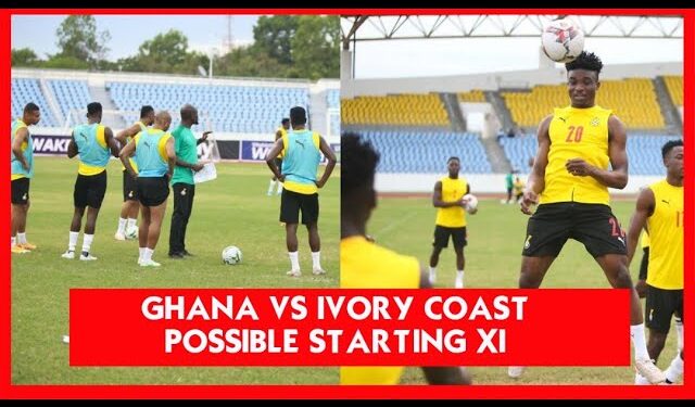 International Friendly: Black Stars possible starting XI against Ivory Coast tomorrow