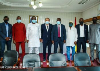 PHOTOS: Milovan Rajevac meets Sports Minister after GFA official unveiling