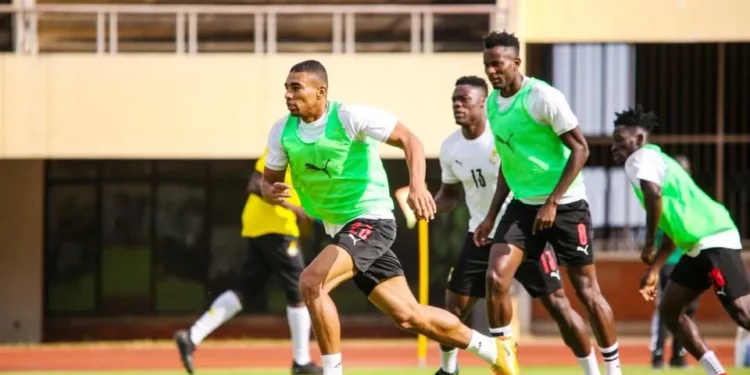 FIFA World Cup Qualifiers: Black Stars hold final training at Harare stadium ahead of Zimbabwe clash tomorrow [PHOTOS]