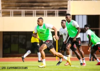 2022 World Cup Qualifiers: Black Stars hold first training ahead of Zimbabwe clash [PHOTOS]