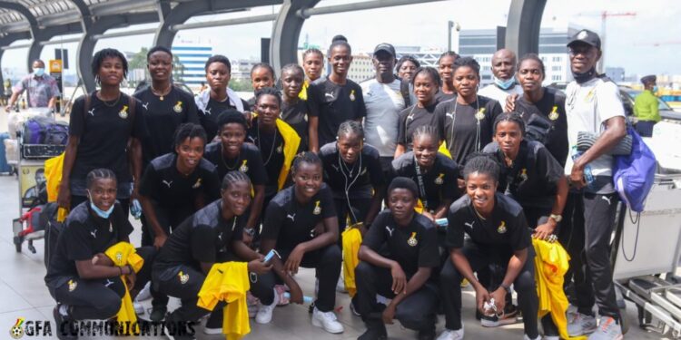 [PHOTOS]: Black Princesses jet off to Lusaka ahead of U20 FIFA WC qualifier against Zambia 