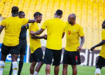 [Photos]: Black Stars wallop lower-tier side Golden Kicks FC in friendly ahead of Tuesday’s trip to South Africa
