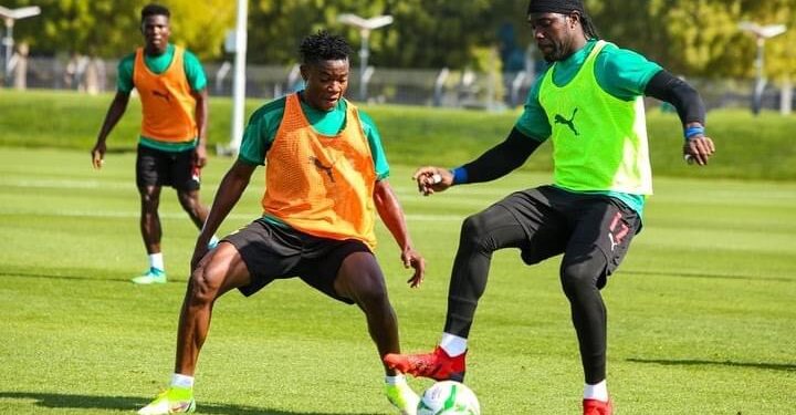 [PHOTOS]: Black Stars hold third outdoor training in Doha ahead of 2021 Afcon