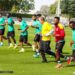 [Pictures]: Black Stars hold first outdoor training session in Doha ahead of Afcon 2021