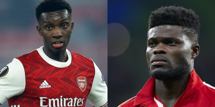 Ghana’s Thomas Partey advises Arsenal Star Eddie Nketiah to ditch England for Ghana [Watch Video] 