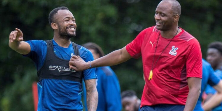 Crystal Palace manager Patrick Vieira ready to release Jordan Ayew for AFCON