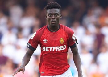 Ghanaian Baba Iddrisu joins Real Mallorca training after recovering from injury he sustained on international duty