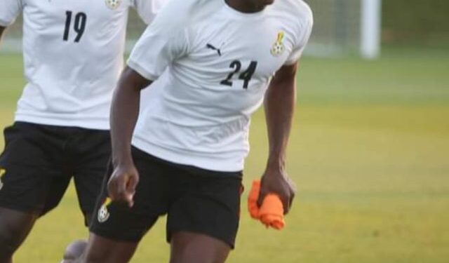 Great Olympics talisman Maxwell Abbey Quaye plays for Black Stars for the 1st time against Algeria