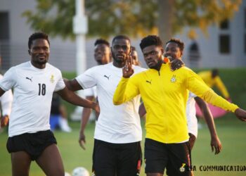 Great News: Ghana’s star midfielder Thomas Partey arrives in Black Stars camp on time for Algeria clash
