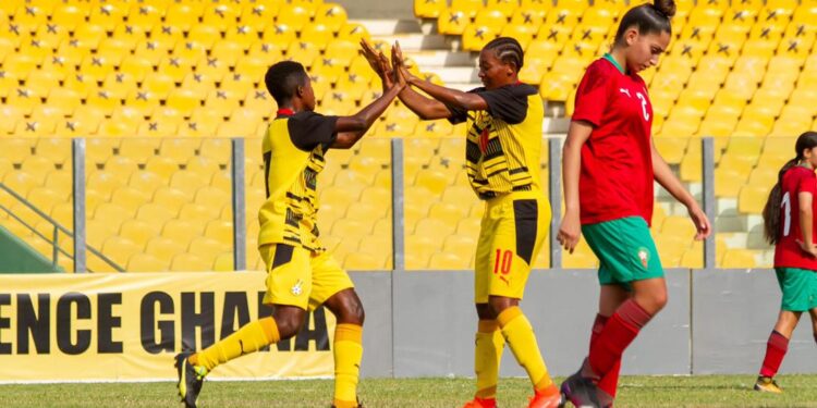 Ghana’s Black Maidens Beat Morocco’s Young Atlas Lionesses 3-0 In An International Friendly