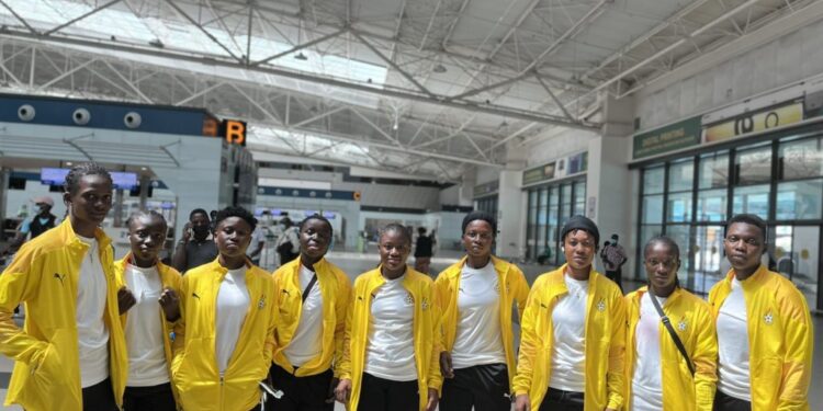 Photos: Black Princesses depart Accra to Addis Ababa for Ethiopia game in FIFA U20 WC qualifiers