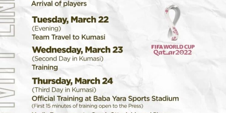 Ghana vs Nigeria: Details of Black Stars programme line up for Friday epic game announced