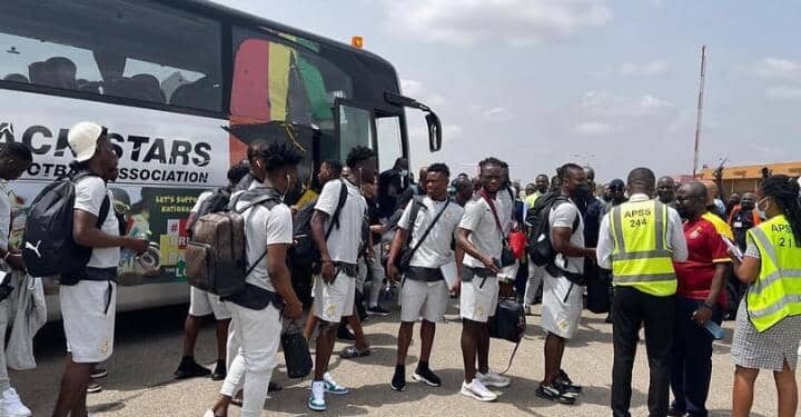 Black Stars departs Ghana for Abuja ahead of Nigeria clash on Tuesday [PHOTOS]
