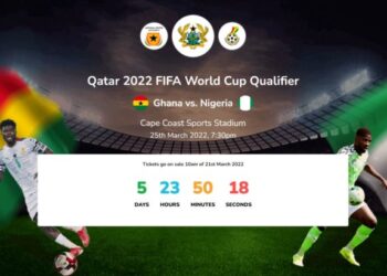 THE COUNTDOWN : 23 days to the blockbuster World Cup play off between Ghana and Nigeria