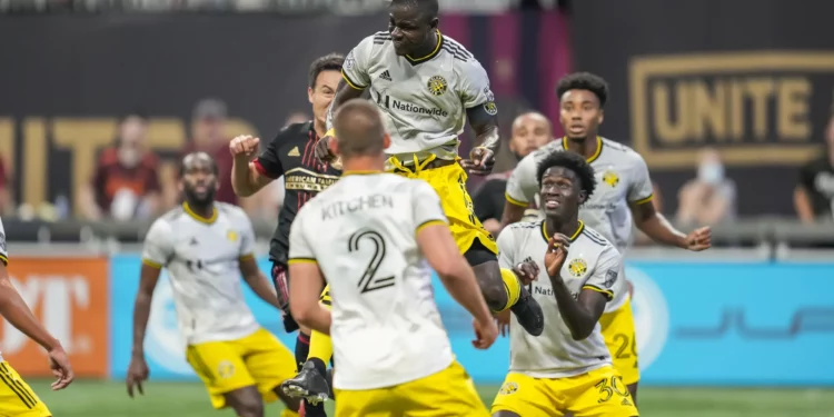 Ghanaian Center-back Jonathan Mensah opens goal account in Columbus Crew away win at Atlanta