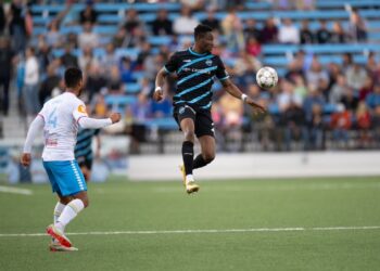 Video: Ghanaian striker Elvis Amoh nets 6th goal of the season in Switchsback FC win