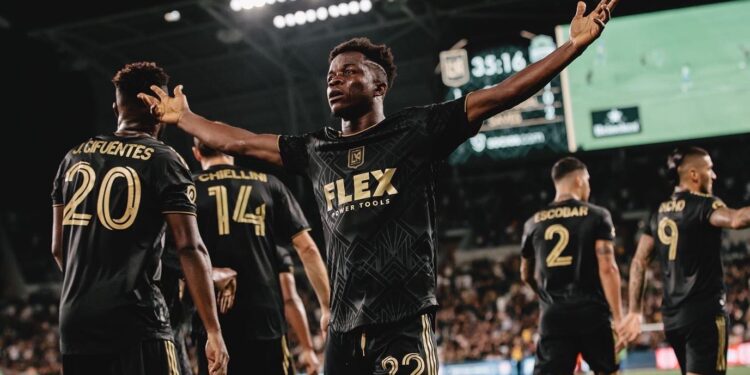 Ghanaian young forward Kwadwo Opoku scores a stupendous goal as LAFC beat Seattle Sounders [Watch Video]