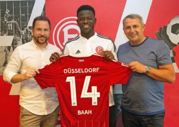 German-born Ghanaian forward Kwadwo Baah joins Fortuna Düsseldorf on loan from Watford