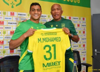 Africa : Jersey number 31 for Mostafa Mohamed at Nantes