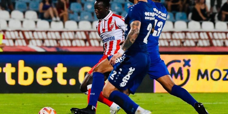 Ghana winger Osman Bukari on target in Red Star Belgrade win against Radnik Surdulica
