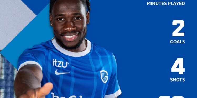 Ghana’s Joseph Paintsil named in Belgium Pro League Team-Of-The-Week