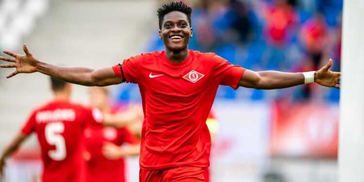 Ghana midfielder Kwadwo Asamoah scores winner for FK Spartaks at home to Daugavpils