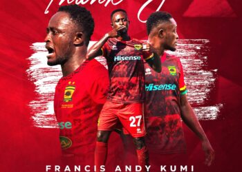 CONFIRMED: Premier League giant Asante Kotoko part ways with Andy Kumi