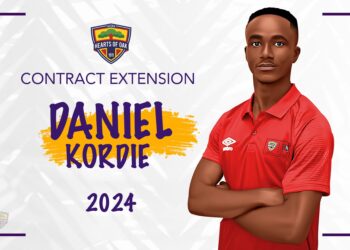 Official: Daniel Kordie signs new Hearts of Oak deal after long injury lay-off