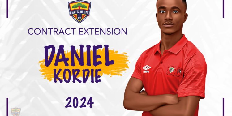 Official: Daniel Kordie signs new Hearts of Oak deal after long injury lay-off