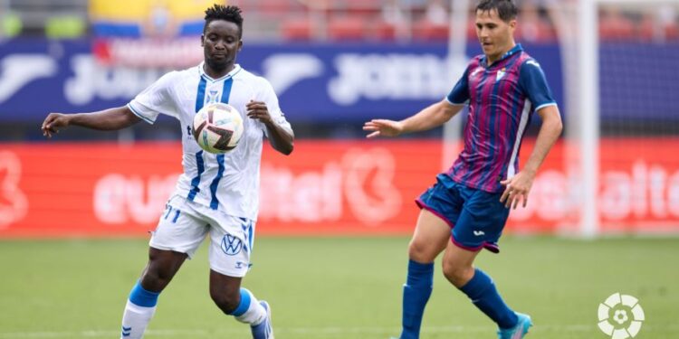 Ghanaian forward Dauda Mohammed scores stunning debut goal for Tenerife