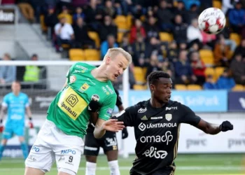 Ghanaian midfielder Jude Arthur on target in Haka win over AC Ouluas