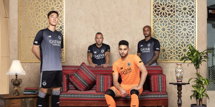 Andre Ayew stars in new away jersey of Al Sadd