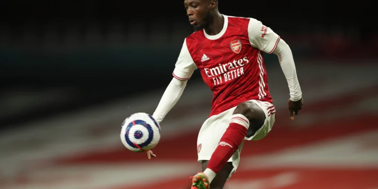 Arsenal ‘in talks’ with Nice over Nicolas Pepe loan exit amid Pedro Neto transfer links