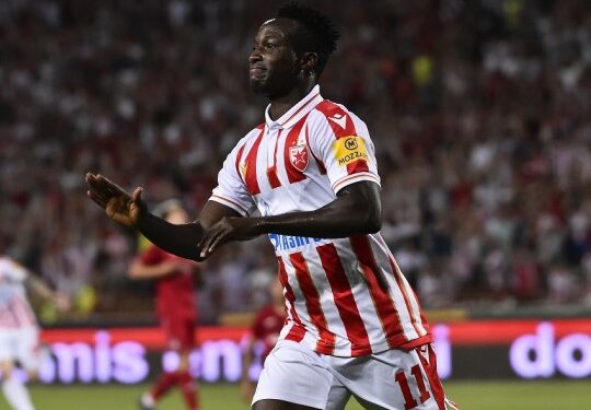 “Great game”- Ghana winger Osman Bukari reacts to UEFA Champions League hat-trick for Red Star Belgrade