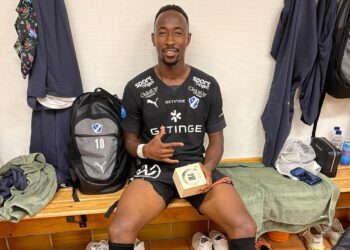 Former Hearts star Sadat Karim bags Man-Of-The-Match award in Halmstads big win